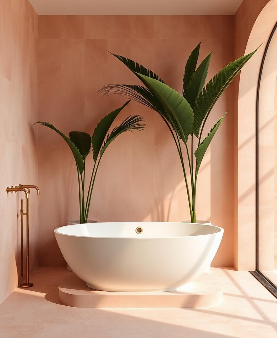 Pink Onyx Bath